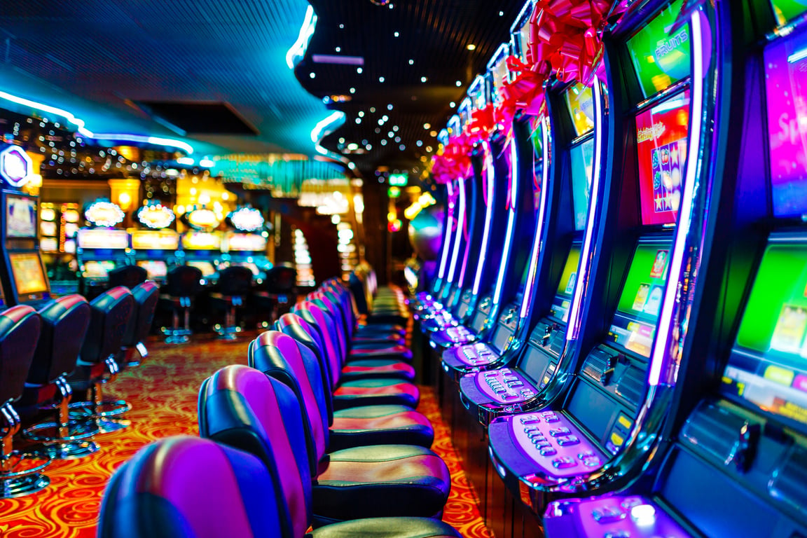 Slot machines in Casino